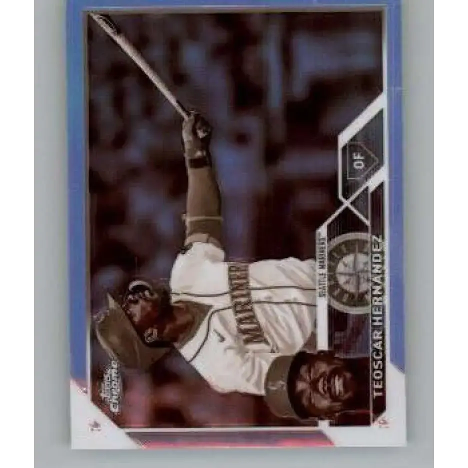 2023 Topps Chrome Refractor Sepia #63 Teoscar Hernandez NM-MT Seattle Mariners Baseball Card