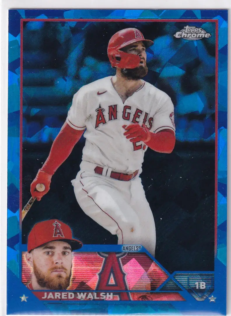 2023 TOPPS CHROME SAPPHIRE #439 JARED WALSH- ANGELS