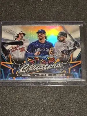 2023 Topps Chrome SC-6 Riley Greene/Bobby Witt Jr/Adley Rutschman Star Clusters - Baseball Card Single