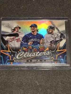 2023 Topps Chrome SC-6 Riley Greene/Bobby Witt Jr/Adley Rutschman Star Clusters - Baseball Card Single