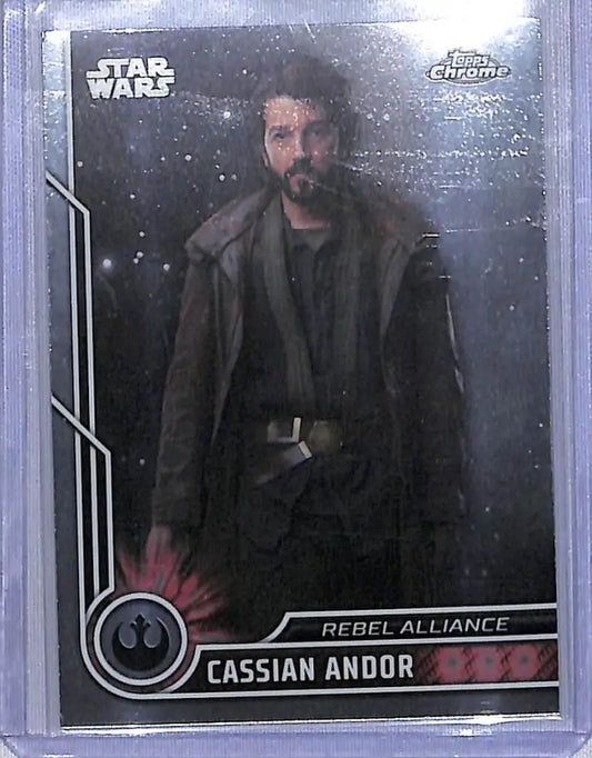 2023 Topps Chrome Star Wars #1 Diego Luna as Cassian Andor NM-MT NonSport Card - Star Wars Card Single
