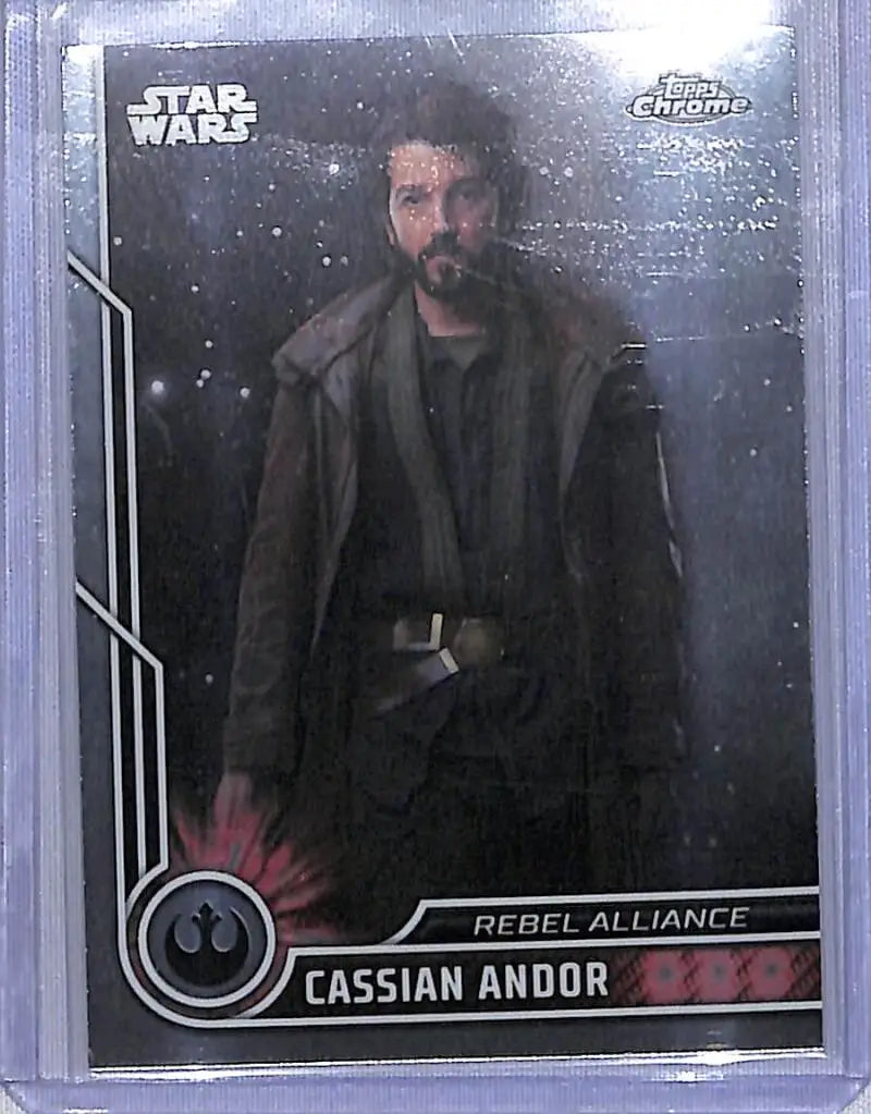 2023 Topps Chrome Star Wars #1 Diego Luna as Cassian Andor NM-MT NonSport Card - Star Wars Card Single