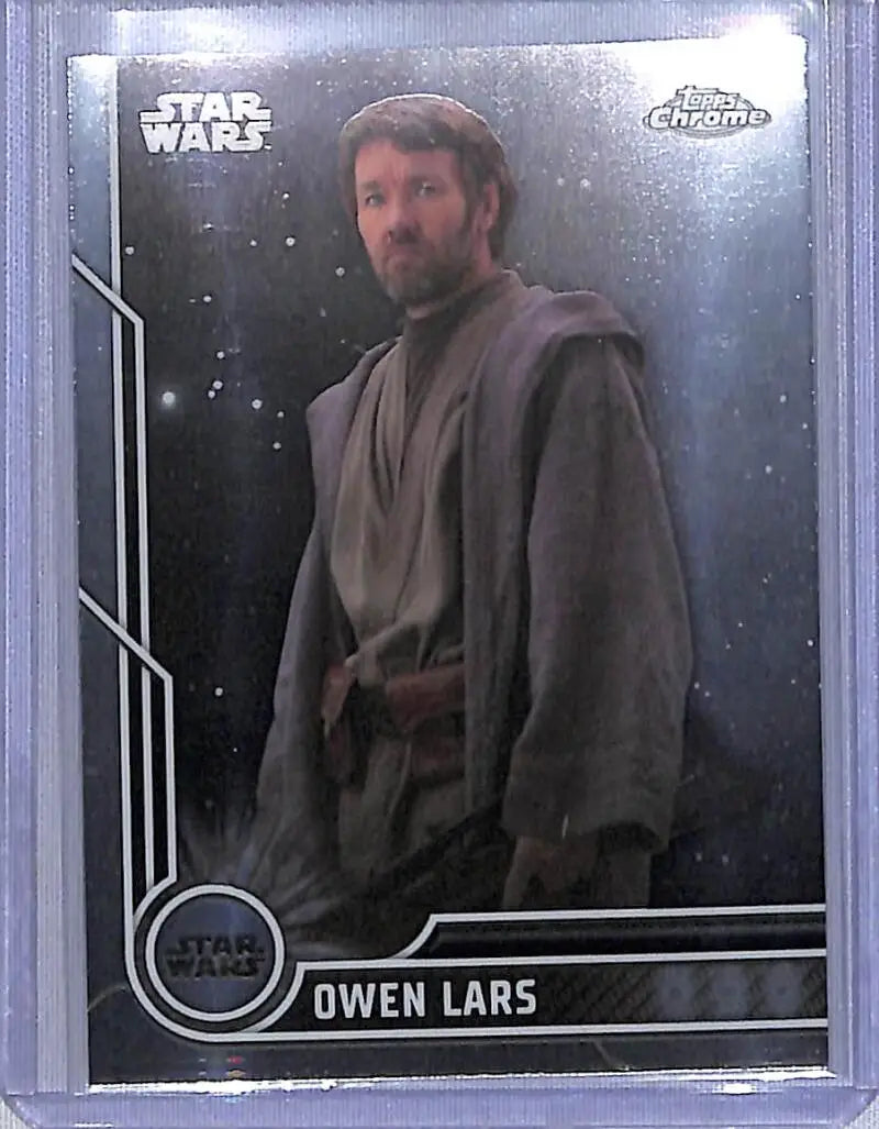 2023 Topps Chrome Star Wars #11 Joel Edgerton as Owen Lars NM-MT NonSport Card - Star Wars Card Single