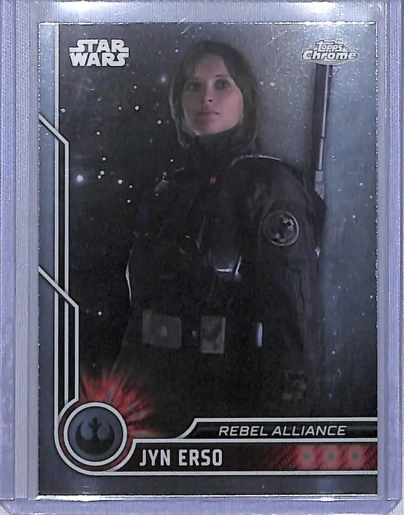 2023 Topps Chrome Star Wars #19 Felicity Jones as Jyn Erso NM-MT NonSport Card - Star Wars Card Single