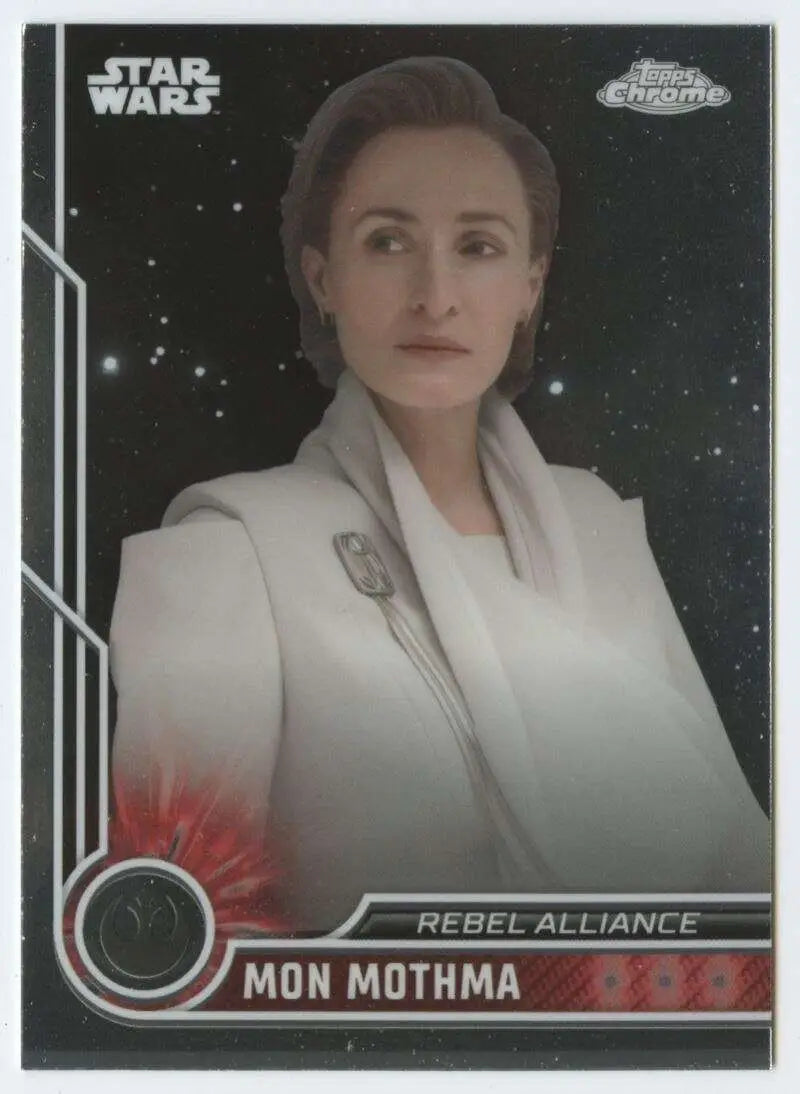 2023 Topps Chrome Star Wars #2 Genevieve O’Reilly as Mon Mothma NM-MT NonSport Card - Star Wars Card Single