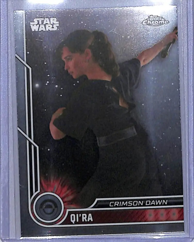 2023 Topps Chrome Star Wars #22 Emilia Clarke as Qi’ra NM-MT NonSport Card - Star Wars Card Single