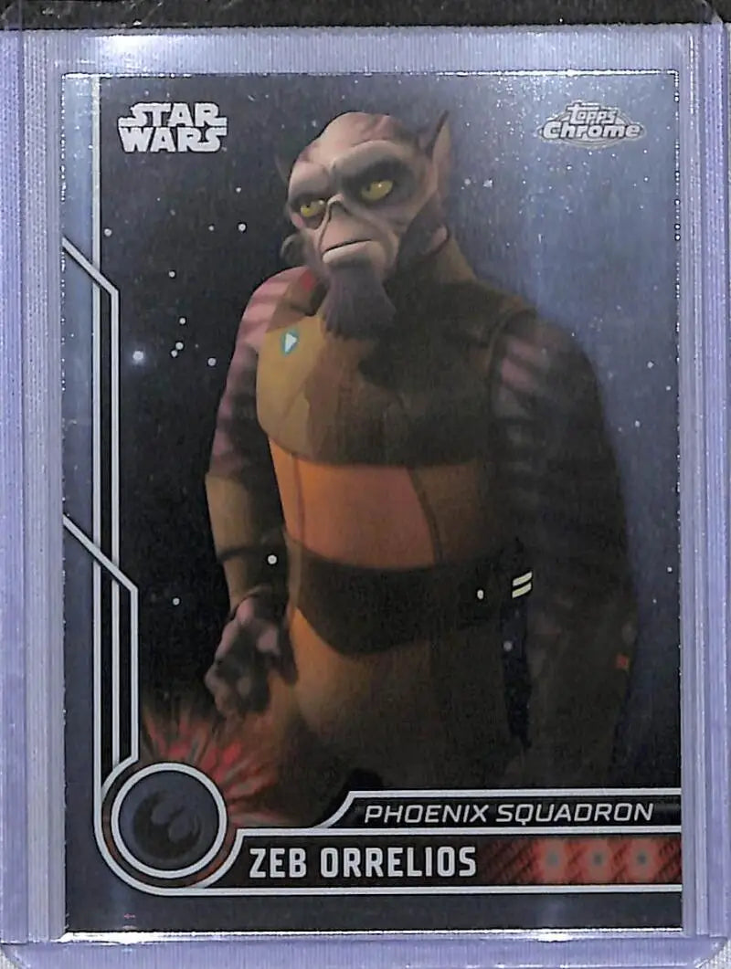 2023 Topps Chrome Star Wars #33 Steve Blum as Zeb Orrelios NM-MT NonSport Card - Star Wars Card Single