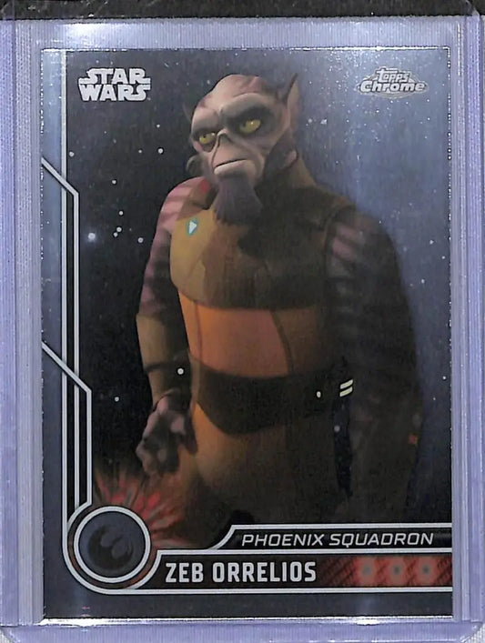 2023 Topps Chrome Star Wars #33 Steve Blum as Zeb Orrelios NM-MT NonSport Card - Star Wars Card Single