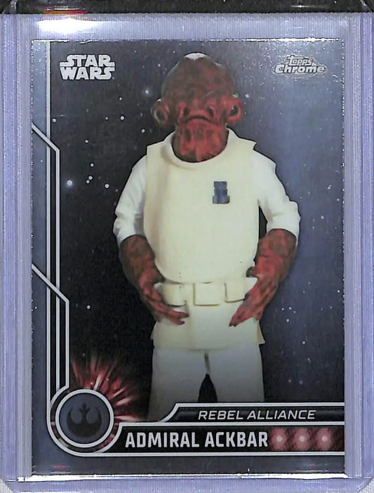 2023 Topps Chrome Star Wars #47 Tim Rose as Admiral Ackbar NM-MT NonSport Card - Star Wars Card Single