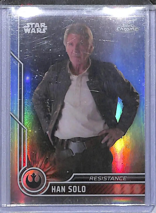 2023 Topps Chrome Star Wars #52 Han Solo NM-MT - Star Wars Card Single