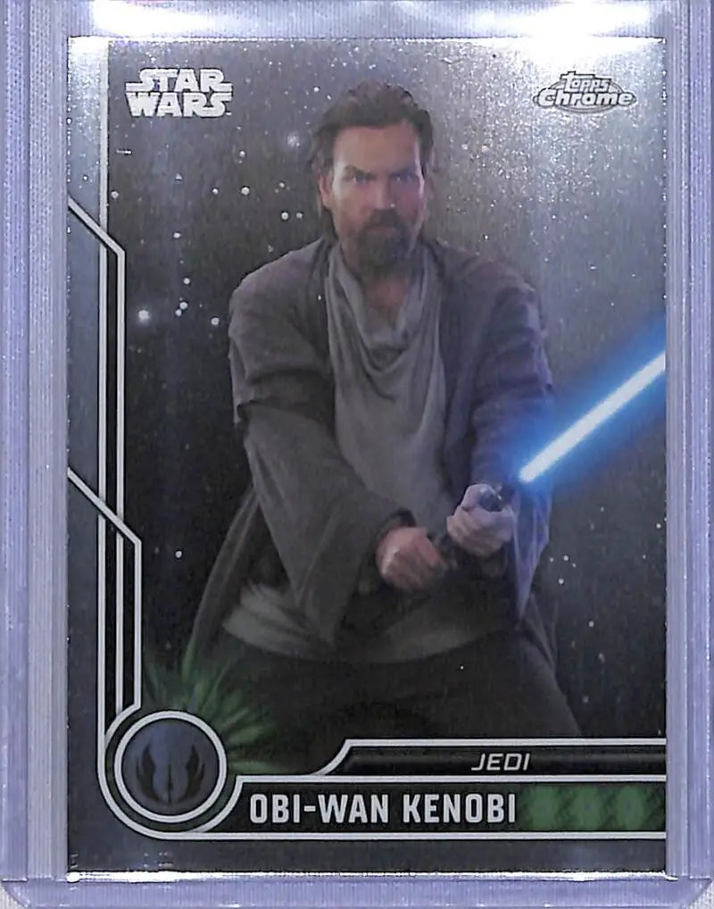 2023 Topps Chrome Star Wars #6 Ewan McGregor as Obi-Wan Kenobi NM-MT NonSport Card - Star Wars Card Single