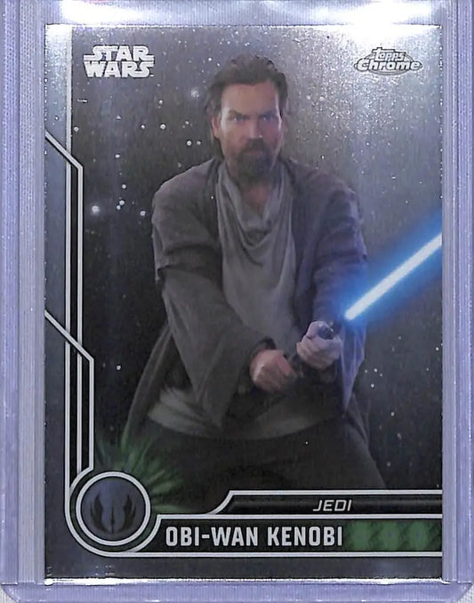 2023 Topps Chrome Star Wars #6 Ewan McGregor as Obi-Wan Kenobi NM-MT NonSport Card - Star Wars Card Single