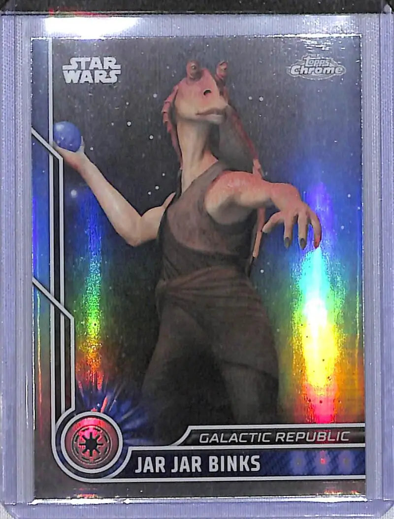 2023 Topps Chrome Star Wars #61 Jar Jar Binks NM-MT - Star Wars Card Single