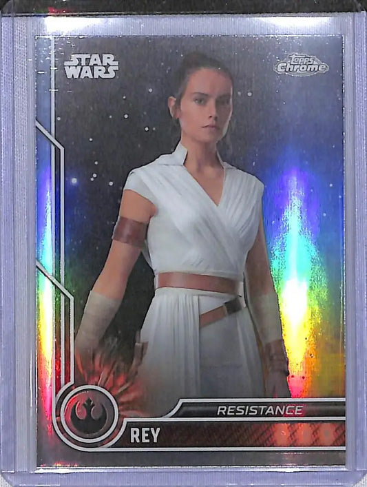 2023 Topps Chrome Star Wars #69 Rey NM-MT - Star Wars Card Single