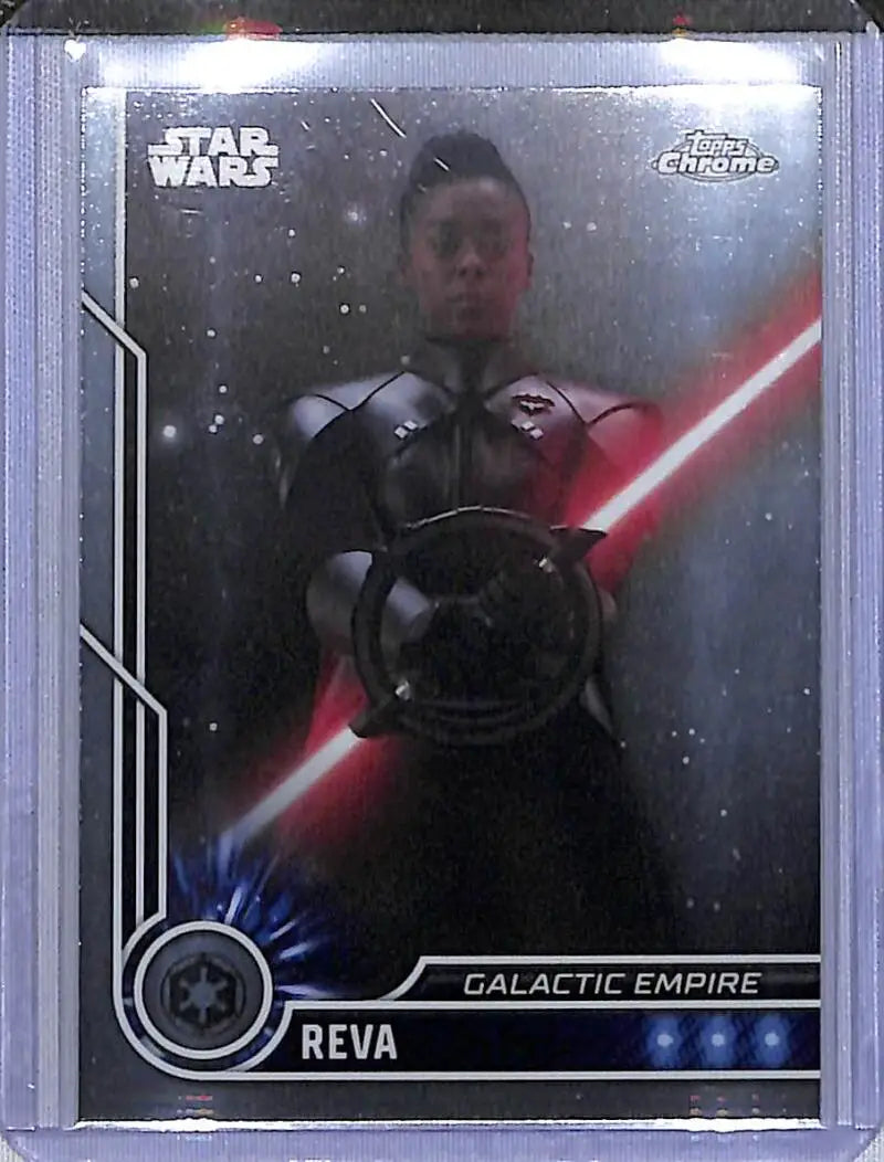 2023 Topps Chrome Star Wars #7 Moses Ingram as Reva NM-MT NonSport Card - Star Wars Card Single