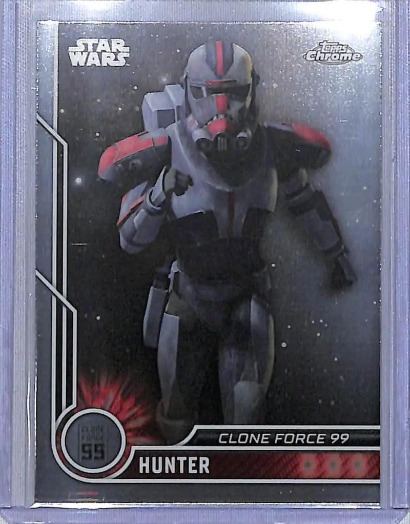 2023 Topps Chrome Star Wars #81 Dee Bradley Baker as Hunter NM-MT NonSport Card - Star Wars Card Single