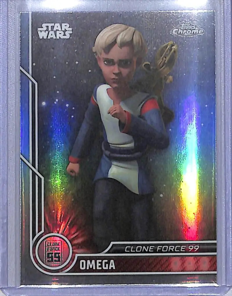 2023 Topps Chrome Star Wars #84 Omega NM-MT - Star Wars Card Single