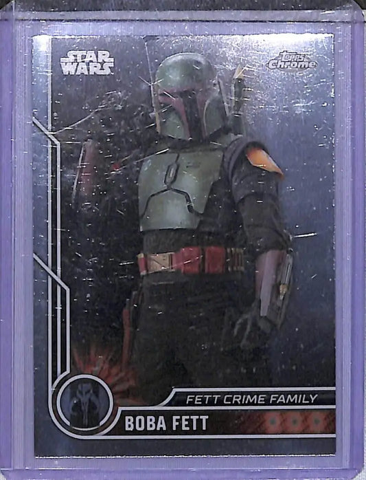 2023 Topps Chrome Star Wars #89 Boba Fett NM-MT - Star Wars Card Single