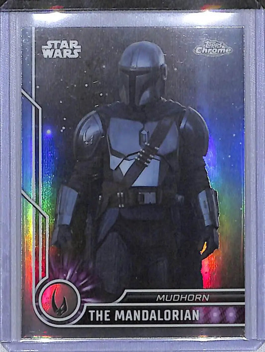 2023 Topps Chrome Star Wars #97 The Mandalorian NM-MT - Star Wars Card Single