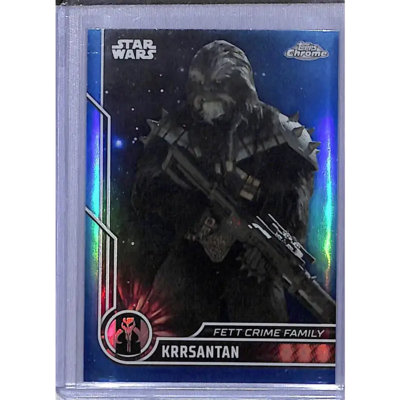 2023 Topps Chrome Star Wars Blue #88 Krrsantan NM-MT 30/150 - Star Wars Card Single