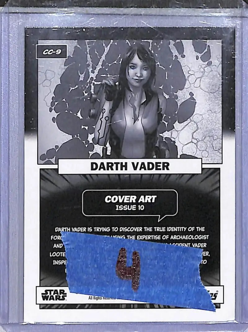 2023 Topps Chrome Star Wars Cover Art #CC-9 Darth Vader NM-MT - Star Wars Card Single