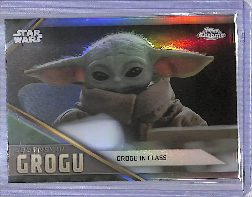 2023 Topps Chrome Star Wars Journey of Grogu #JG-11 Grogu In Class NM-MT - Star Wars Card Single