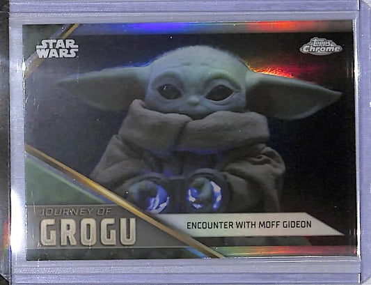 2023 Topps Chrome Star Wars Journey of Grogu #JG-15 Encounter With Moff Gideon NM-MT - Star Wars Card Single