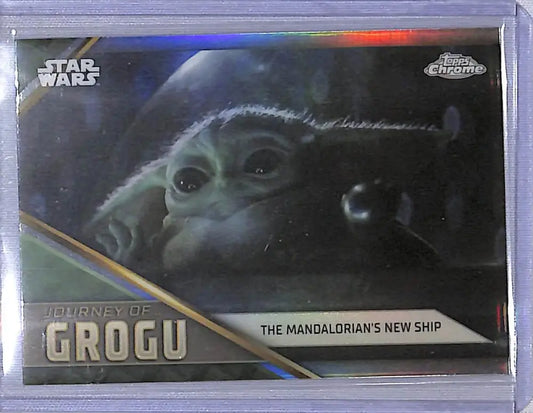 2023 Topps Chrome Star Wars Journey of Grogu #JG-20 The Mandalorian’s New Ship NM-MT - Star Wars Card Single