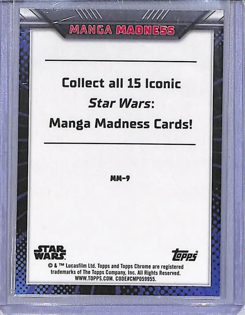 2023 Topps Chrome Star Wars Manga Madness #MM-9 Jabba NM-MT - Star Wars Card Single