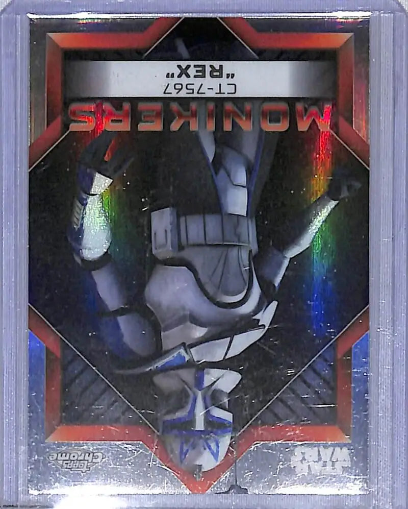 2023 Topps Chrome Star Wars Monikers #M-20 CT-7567 ’Rex’ NM-MT - Star Wars Card Single