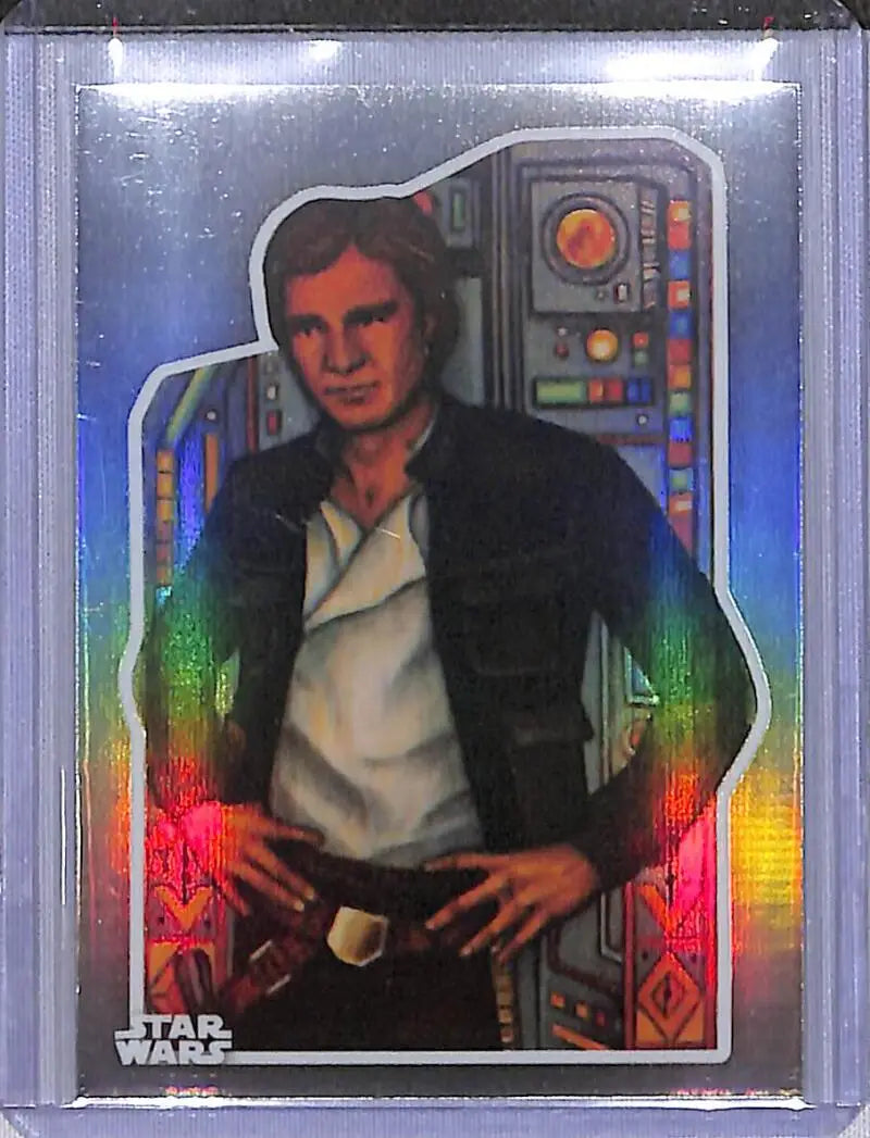 2023 Topps Chrome Star Wars Return Of The Jedi Poster #ROJ40-5 Han Solo NM-MT - Star Wars Card Single