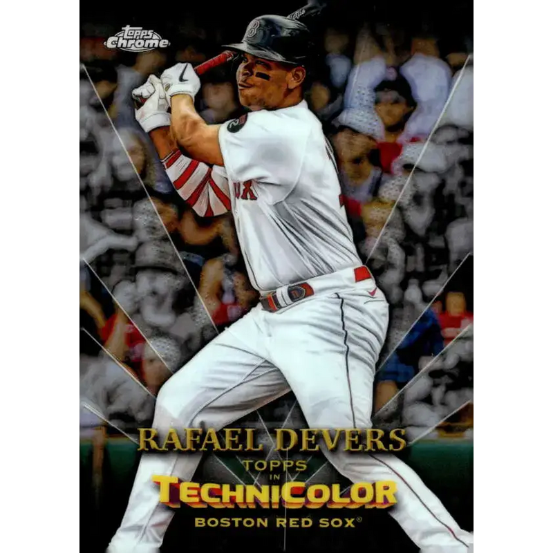 2023 Topps Chrome Technicolor Refractor #TT-14 Rafael Devers NM-MT Boston Red Sox Baseball Card - Baseball Card Single