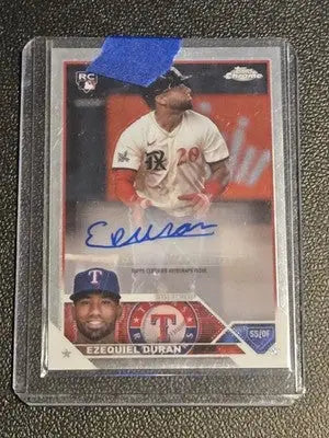 2023 Topps Chrome Update #AC-ED Ezequiel Duran Autographs - Baseball Card Single