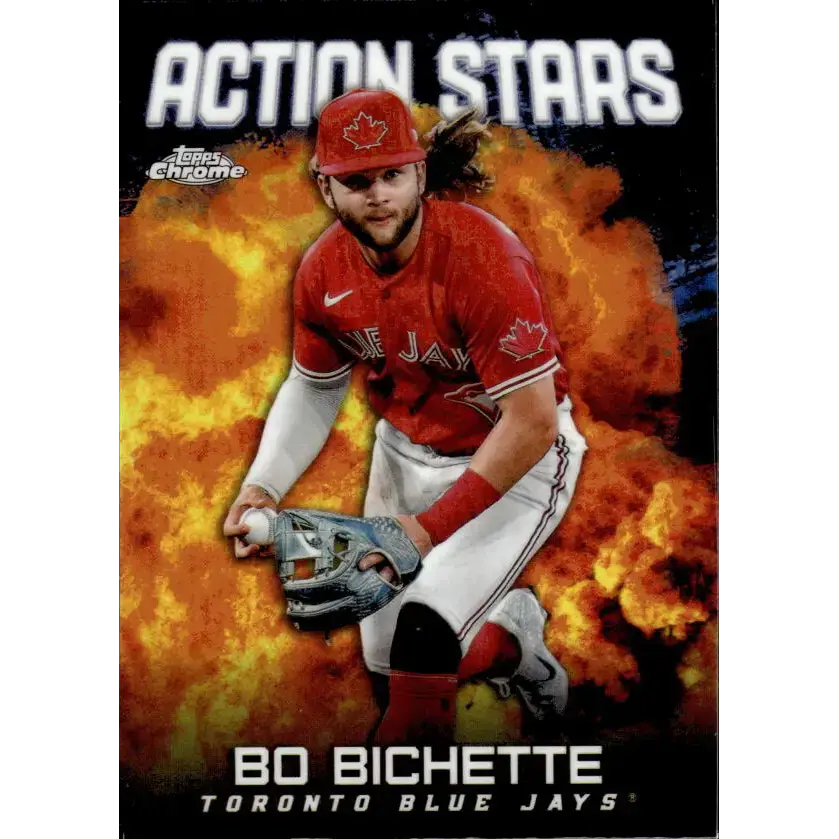 2023 Topps Chrome Update Action Stars Refractor #ASC-26 Bo Bichette NM-MT Toronto Blue Jays Baseball Card - Baseball