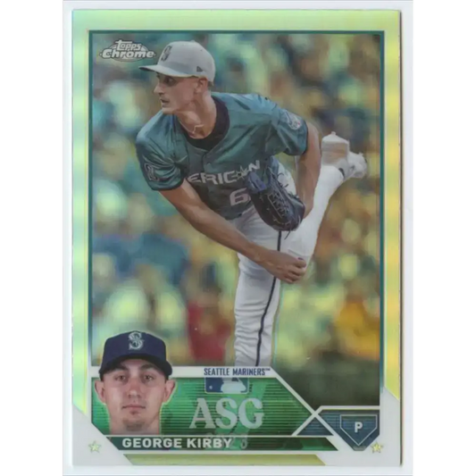 2023 Topps Chrome Update All-Star Game Refractor #ASGC-36 George Kirby NM-MT Seattle Mariners Baseball Card - Baseball