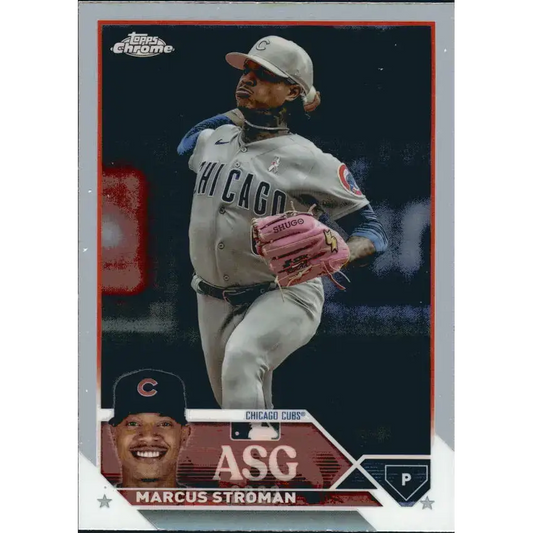 2023 Topps Chrome Update All-Star Game Refractor #ASGC-43 Marcus Stroman NM-MT Chicago Cubs Baseball Card - Baseball