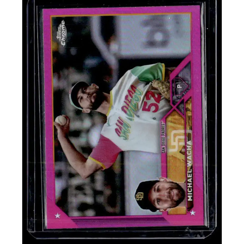 2023 Topps Chrome Update Refractor Pink #USC189 Michael Wacha NM-MT San Diego Padres Baseball Card - Baseball Card
