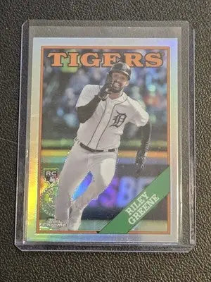 2023 Topps Chrome Update Riley Greene 1988 Topps Baseball 35th Anniversary - Baseball Card Single