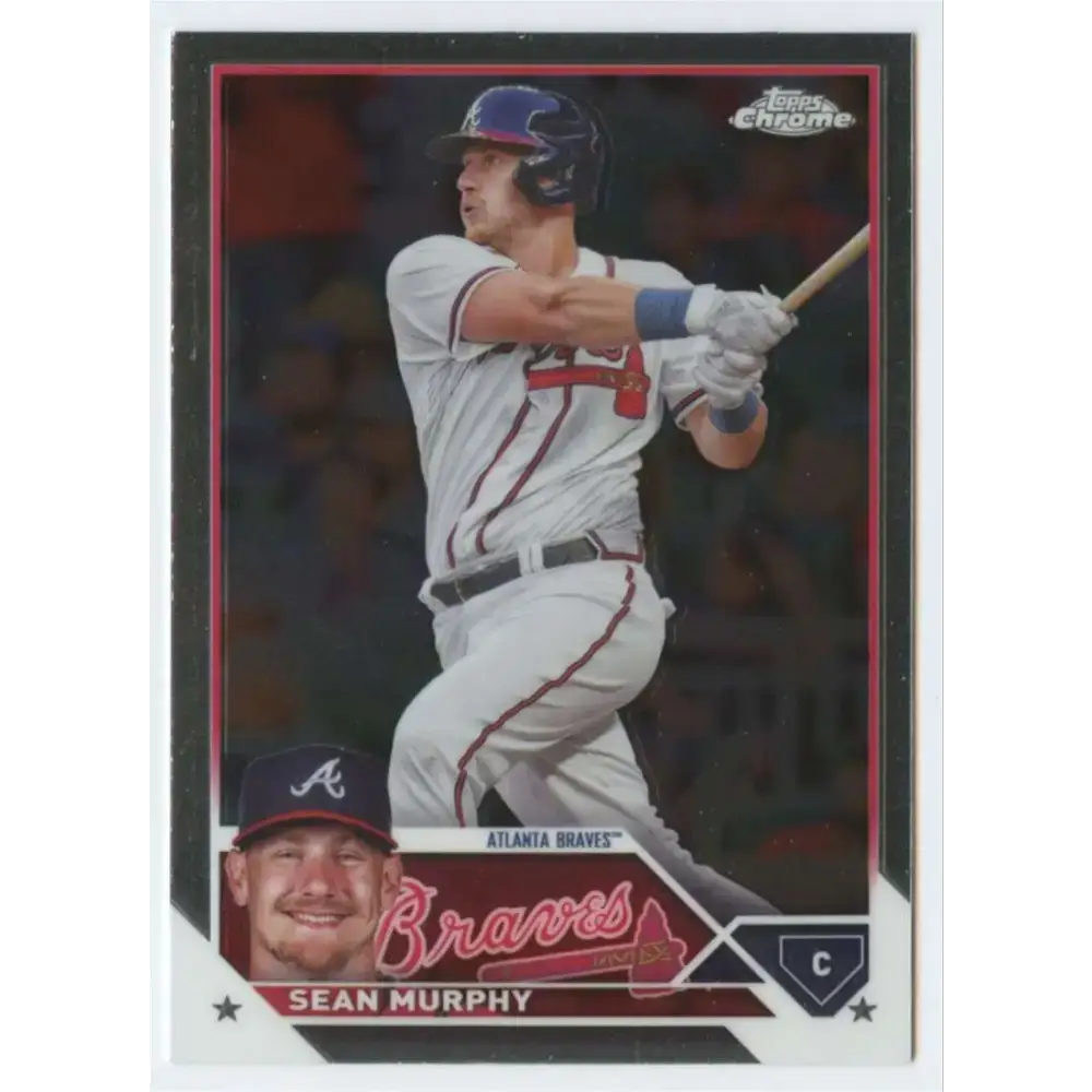 2023 Topps Chrome Update #USC108 Sean Murphy NM-MT Atlanta Braves Baseball Card - Baseball Card Single