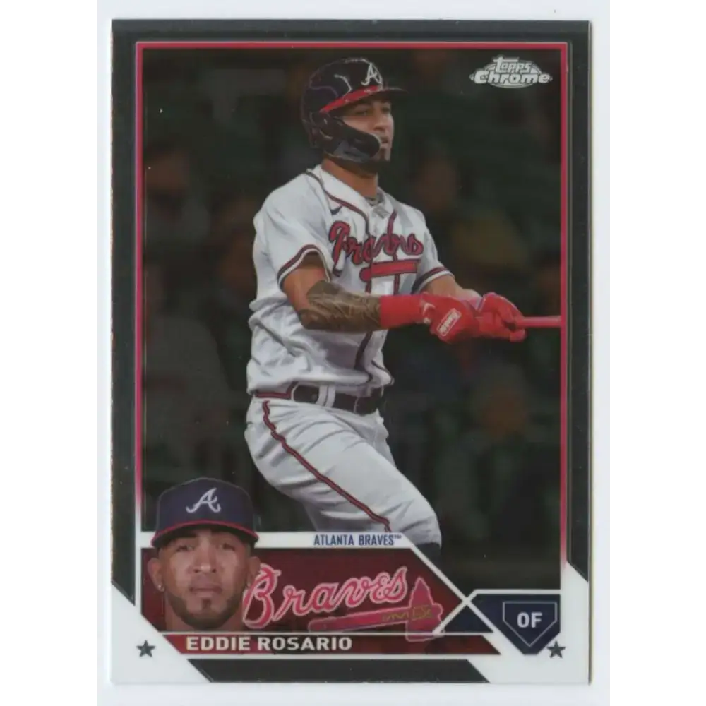 2023 Topps Chrome Update #USC115 Eddie Rosario NM-MT Atlanta Braves Baseball Card - Baseball Card Single