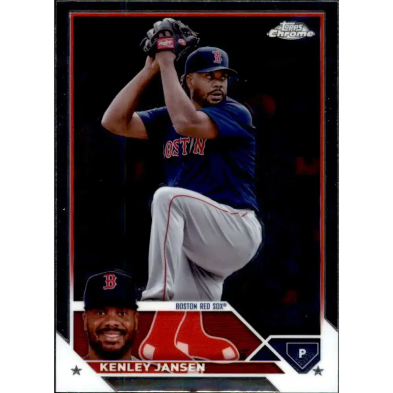 2023 Topps Chrome Update #USC118 Kenley Jansen NM-MT Boston Red Sox Baseball Card - Baseball Card Single