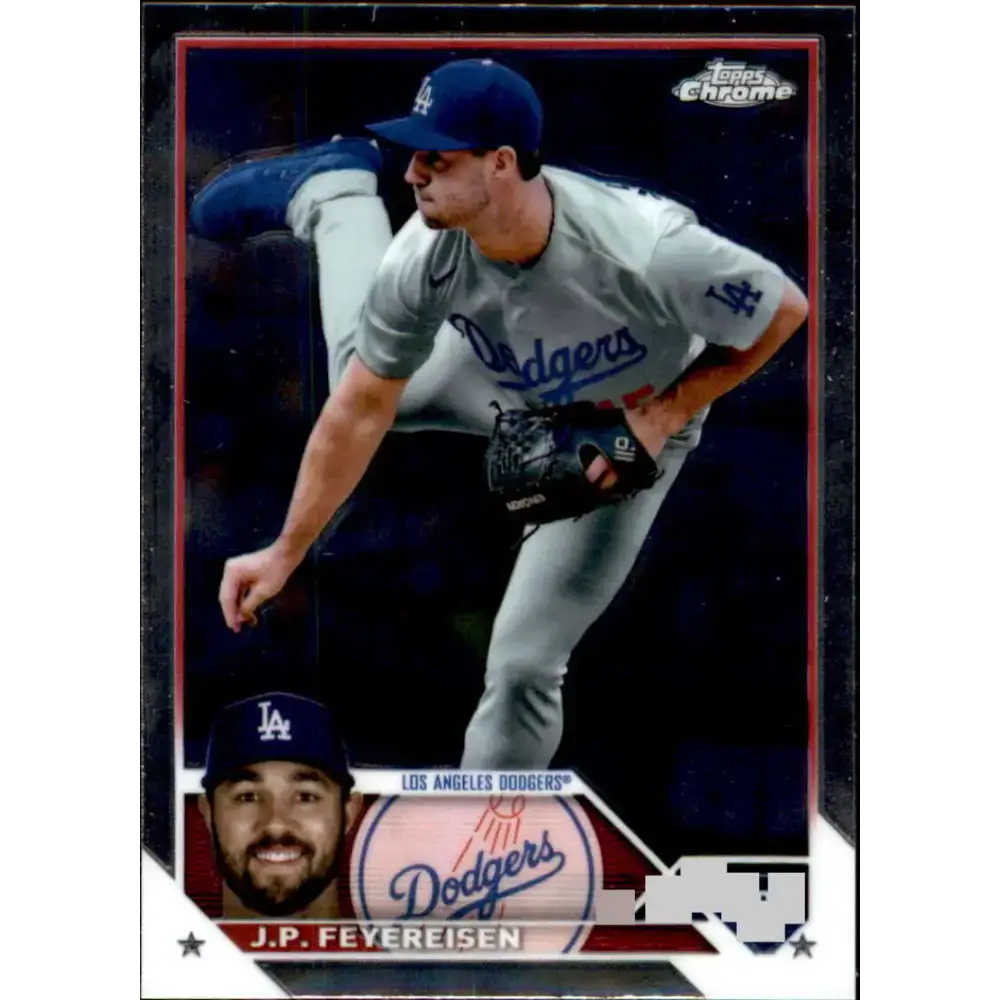 2023 Topps Chrome Update #USC130 J.P. Feyereisen NM-MT Los Angeles Dodgers Baseball Card - Baseball Card Single