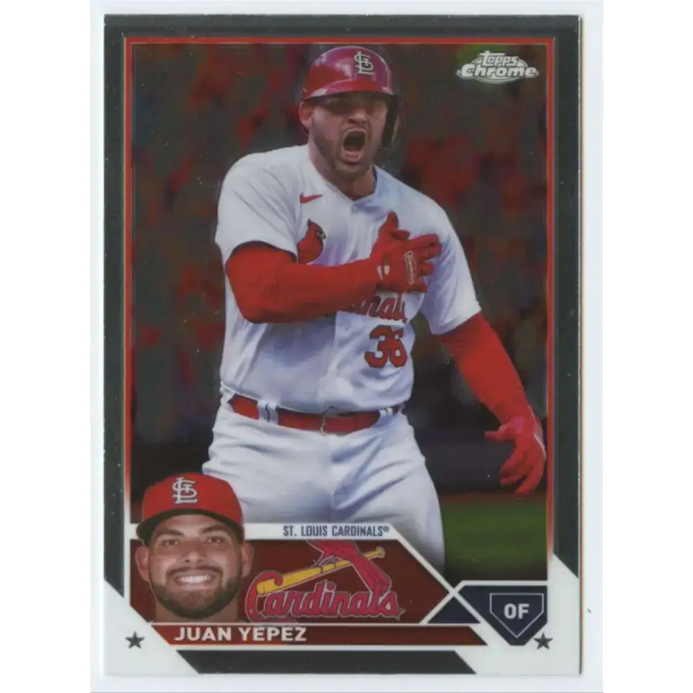 2023 Topps Chrome Update #USC138 Juan Yepez NM-MT St. Louis Cardinals Baseball Card - Baseball Card Single