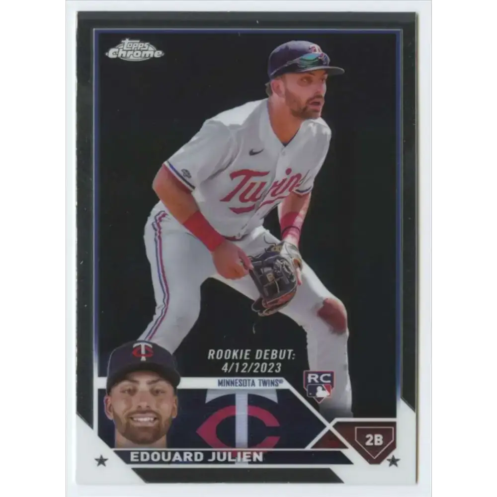 2023 Topps Chrome Update #USC141 Edouard Julien NM-MT Minnesota Twins Baseball Card - Baseball Card Single