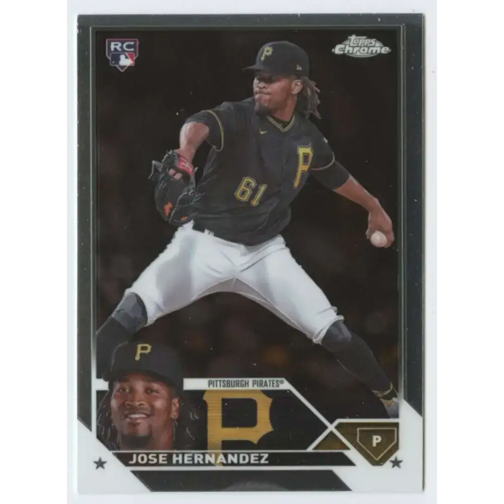 2023 Topps Chrome Update #USC143 Jose Hernandez NM-MT RC Rookie Pittsburgh Pirates Baseball Card - Baseball Card Single