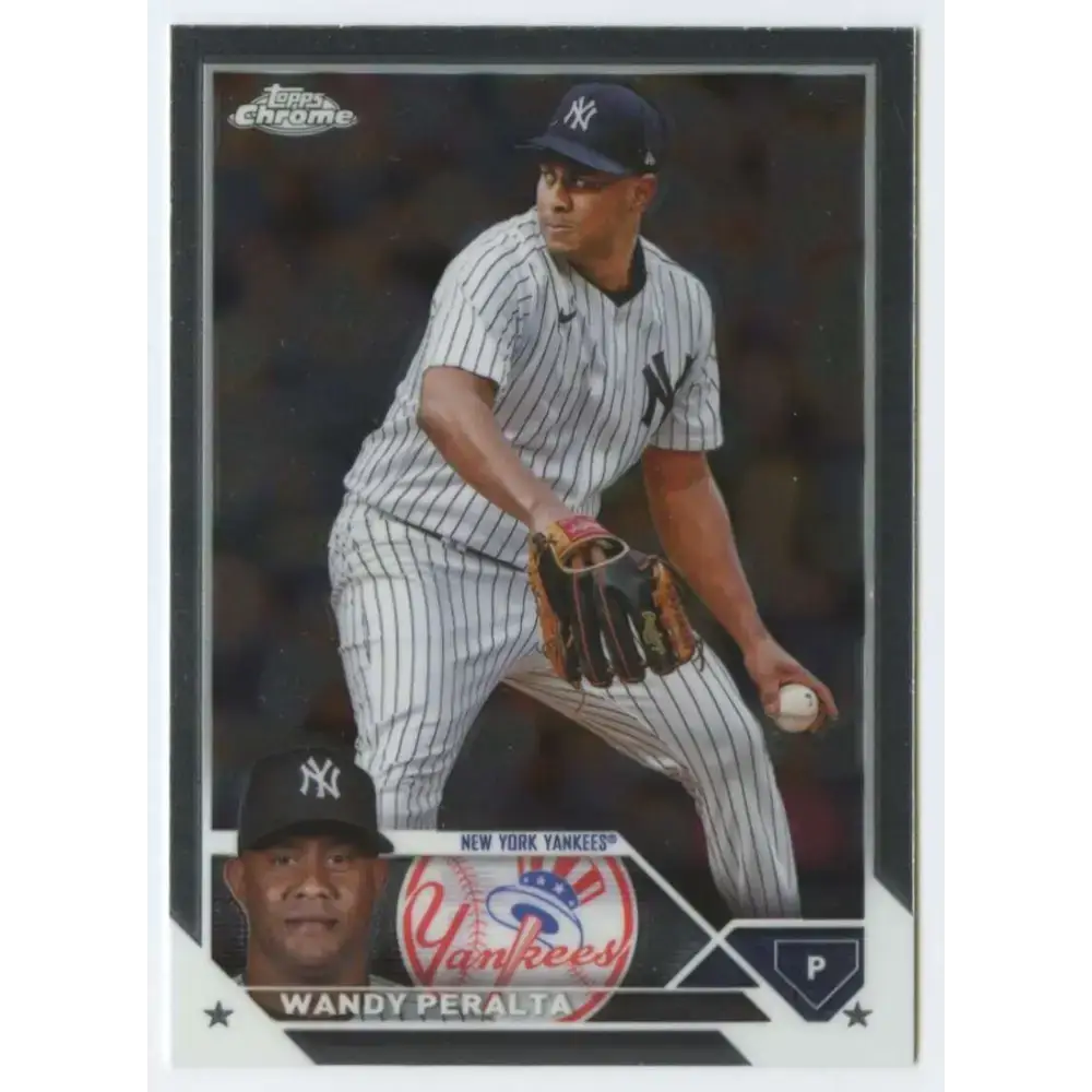 2023 Topps Chrome Update #USC144 Wandy Peralta NM-MT New York Yankees Baseball Card - Baseball Card Single