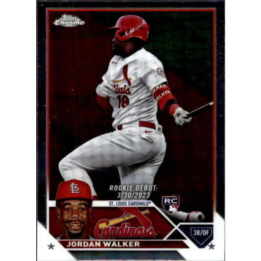 2023 Topps Chrome Update #USC150 Jordan Walker NM-MT St. Louis Cardinals Baseball Card - Baseball Card Single