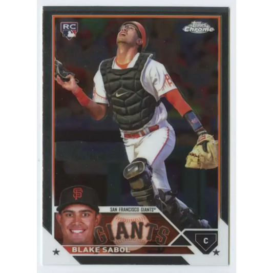 2023 Topps Chrome Update #USC151 Blake Sabol NM-MT RC Rookie San Francisco Giants Baseball Card - Baseball Card Single