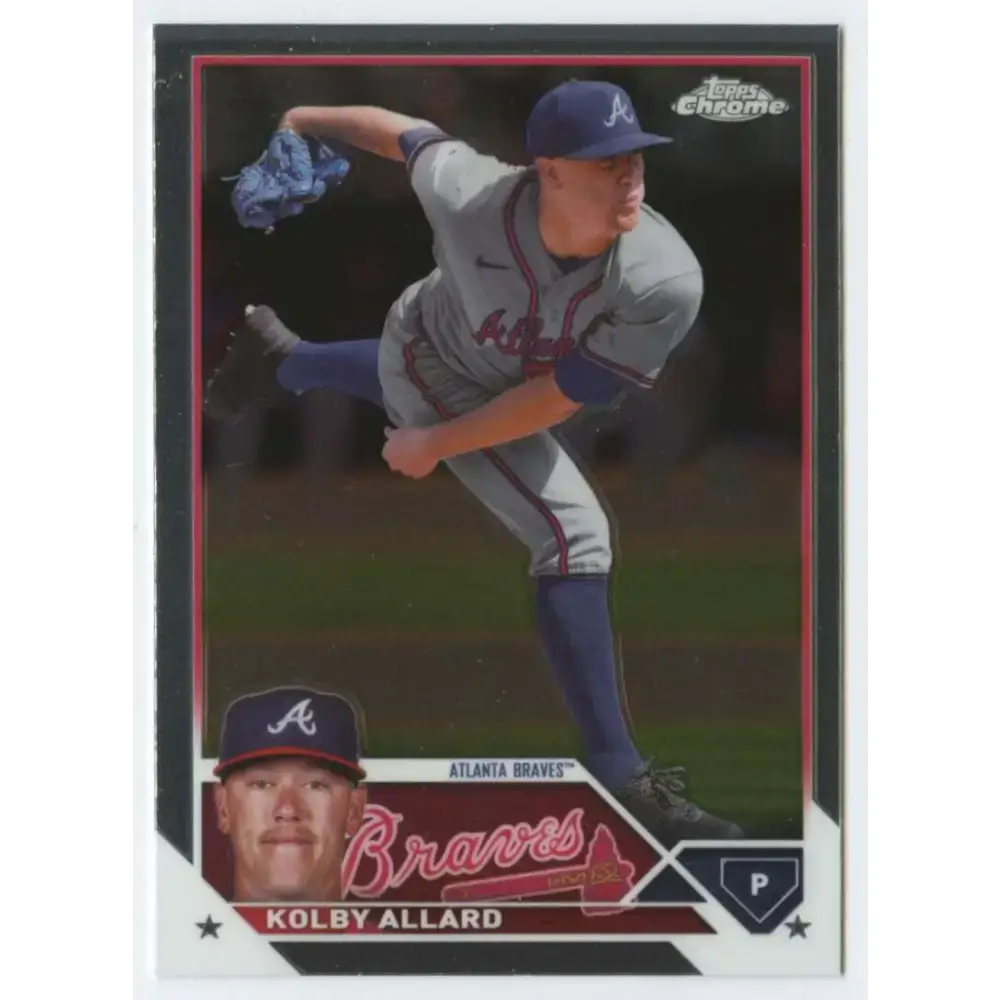 2023 Topps Chrome Update #USC158 Kolby Allard NM-MT Atlanta Braves Baseball Card - Baseball Card Single