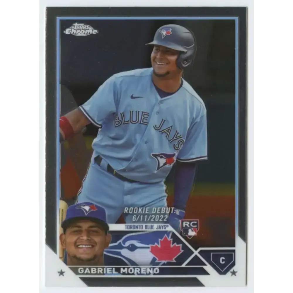 2023 Topps Chrome Update #USC168 Gabriel Moreno NM-MT Toronto Blue Jays Baseball Card - Baseball Card Single